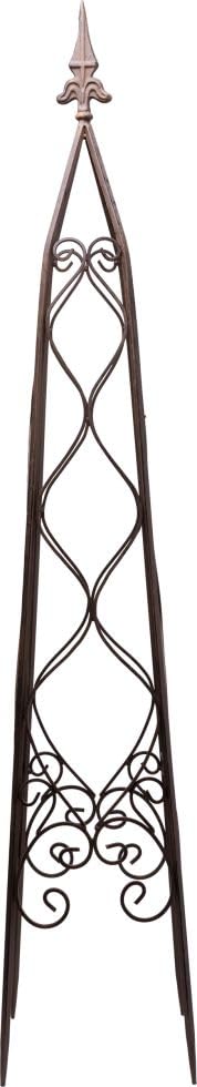 TrendLine Metallobelisk 121 cm braun antik Metallobelisk