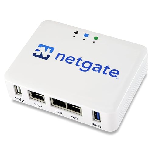 Netgate 1100 pfSense+ Security Gateway | VPN, Router, Firewall | Lifetime TAC Lite Support | 3X 1 GbE Ports | Protect Your Network with This Fully Featured, Professional Network Security Appliance.