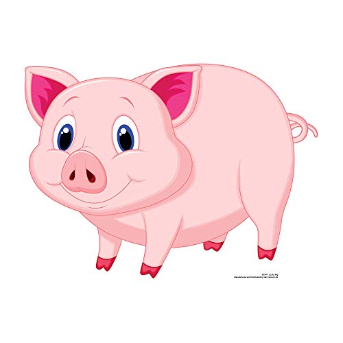 Star Découpes SC877 Lucky Pig cochon de la chance en carton idée cadeau insolite