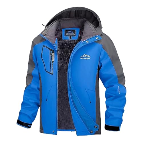 Winter Jacket Men Homme Coupe-Vent Parka Tactique Capuche Amovible