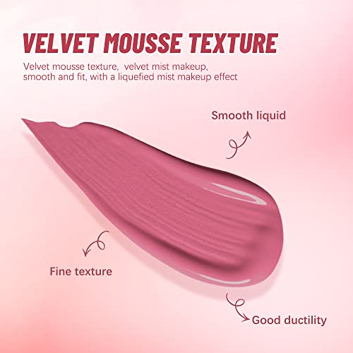 Face Cream Liquid Blush Makeup Weightless, Long-Lasting, Natural-Looking, Skin Tint Blush For Soft, Healthy Flush (#02Happy) #TOP1