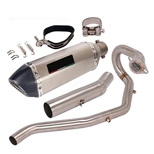Tubo enlace medio delantero de 51mm inoxidable para Yamaha XG250 Tricker