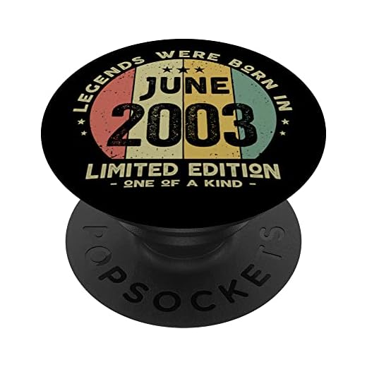 Legends Were Born In June 2003 Cumpleaños PopSockets PopGrip Intercambiable