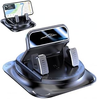 1 Pcs Car Phone Holder Mount for Mitsubishi Xpander Cross 2026 2025-2020, Dashboard Auto Smartphone Stable Mechanical 360 Degree Rotatable Stand