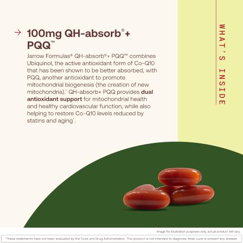 Jarrow Formulas QHPQ60 Longevity Supplement