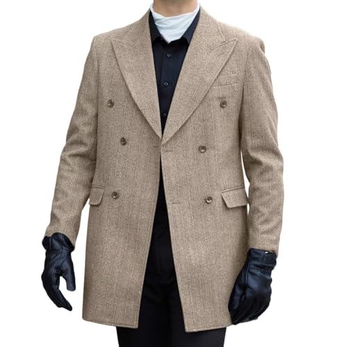 Image of High-End Suits Khaki Men