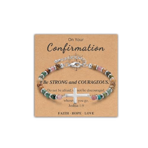 Pulsera de cruz para comunión de niña y regalo religioso de confirmación