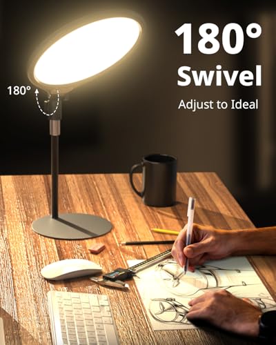 Image of UBeesize 10.5in Laptop Ring Light with Stand and Phone Holder for Desk, Zoom Lighting for Computer, Video Recording, Streaming, Video Conference, Video Calls