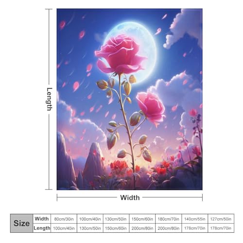 Couverture duveteuse super douce rose pour éliminer la fraîcheur du soir - 6