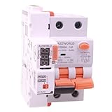 Interruttore Magnetotermico Differenziale Con Riarmo Automatico, RCBO Tipo A Curva C, Idn 30mA / 0.03A, In 25A, 1P+N 6kA, 3 Moduli, con 3 Tentativi di Riarmo (10s/60s/300s)