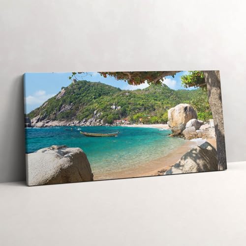 L'image imprimée sur toile murale d'art de Koh Tao Thaïlande avec finitions premium 120x60cm