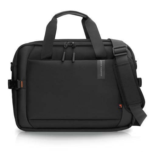 Maletín messenger para laptop hasta 16 pulgadas negro miniatura 1