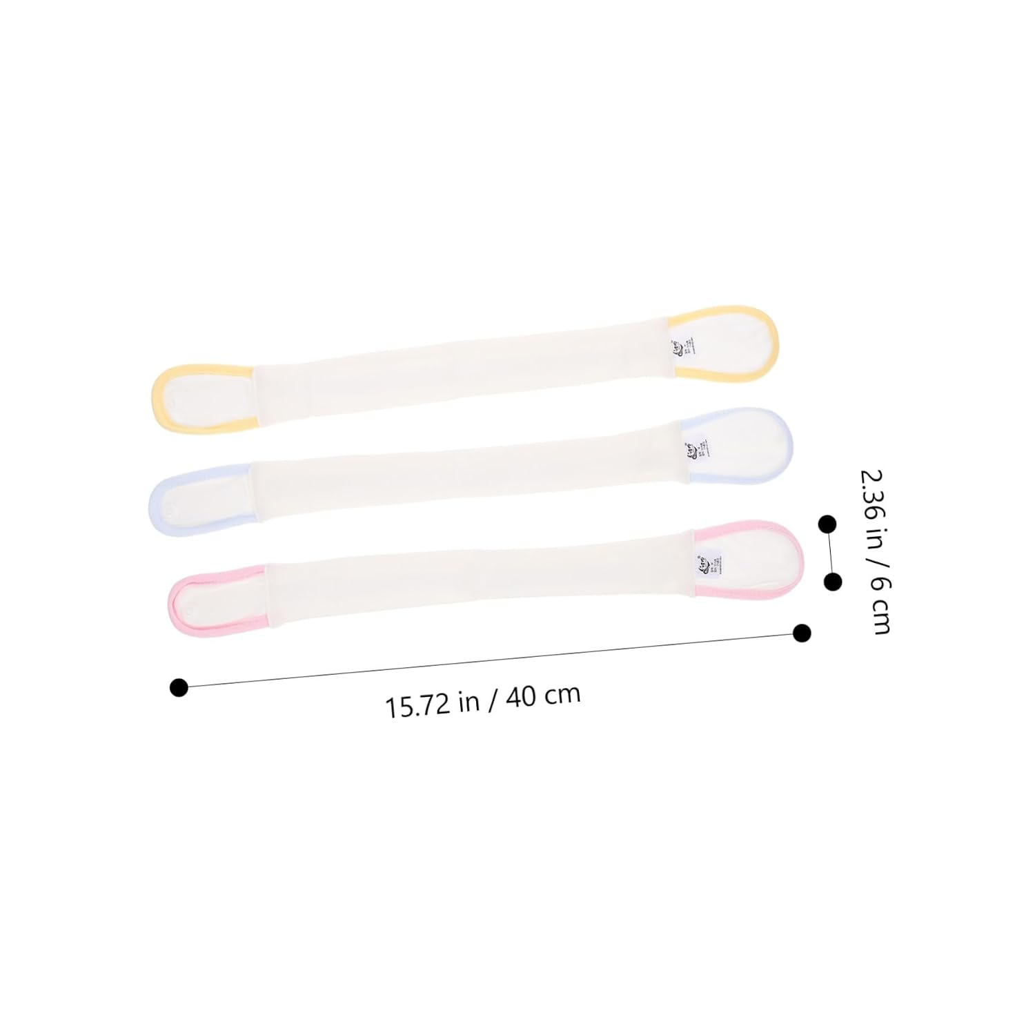 3pcs Baby Diaper Fastening Belts for Infants Soft Adjustable Cotton Fixing Straps for Boys and Girls for Cloth Diapers and Easy to Use