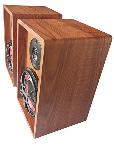 Passive Bookshelf Speakers Pair With 5-Inch Woofer & 3-Inch Tweeter - 2-Way Speakers #TOP2