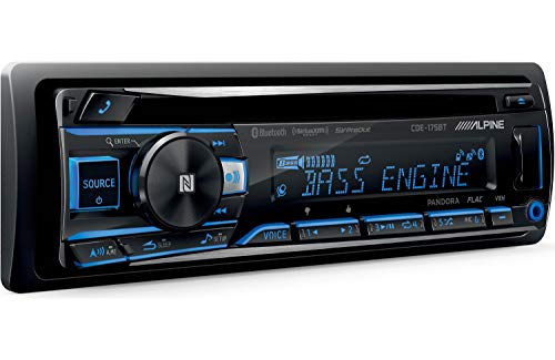 Alpine Cde-175Bt, Single-Din Cd Car Stereo W/Bluetooth, Usb & Auxiliary Input (Replaces Cde-163Bt) #TOP1