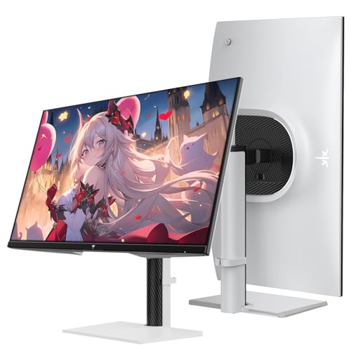 undefined KTC Monitor 27-inch White Gaming Monitor WQHD (2560x1440) Fast IPS, 300Hz (Supports 320Hz via Overclocking) 1ms 144% sRGB High Brightness 450cd/㎡, Low Blue Light, Flicker-Free, 2 x HDMI, 1 x DP H27E6 の商品画像 8