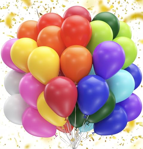LOCKII - Luftballons, Partyballons Ballon 2 (bunt x 100)
