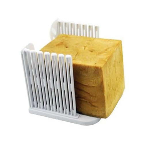 Alipis Affettatrice Per Pane Toast Pieghevole in Resina Abs, Guida Di Taglio Manuale Per Fette Uniformi, Salvaspazio Per Uso Domestico Multifunzione