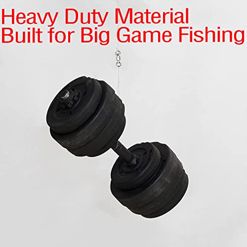NewShot Fishing Barrel Swivels, High Strength Rolling Ball Bearing Connector Clips with Strong Solid Welded Rings - Image 4