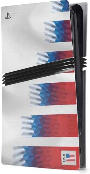Skinit Decal Gaming Skin Compatible with PS5 Pro Console - USA Flag Stars Design