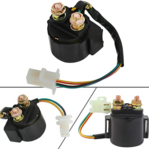 Glenparts Starter Solenoid Relay Replacement For Yamaha Big Bear 350 Yfm350 Yfm Bigbear 1987 1988 1989 1990 1991 1992 1993 1994 1995 1996 1997 1998 1999 #TOP6