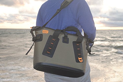 Built Large Welded Soft Portable Cooler With Wide Mouth Opening - Insulated And Leak-Proof Olive 5213958 #TOP7