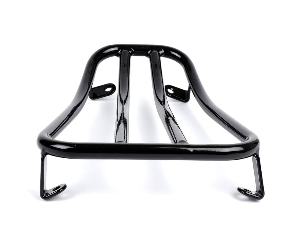 MOTO NOSTRA Gepäckträger Durchstieg V2.0 schwarz glanz kompatibel Vespa GTS 125-300 GTV GTL GT