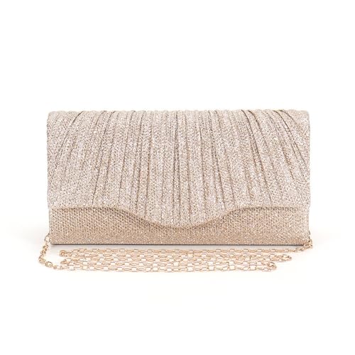 [QKPOWQ] JSEIAJB Ladies' Banquet Bag Solid Color Flip Cover Wedding Dress Chain Bar Bags
