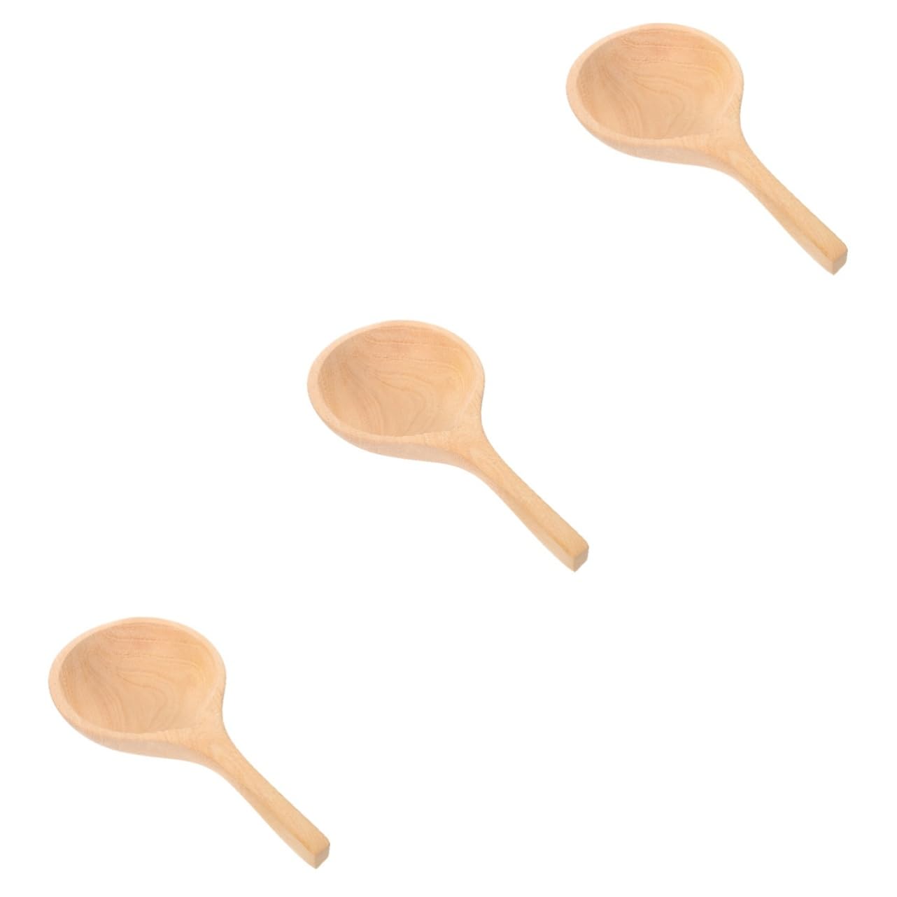 Amosfun 3 Piezas Cuchara De Madera Pala De Agua De Madera Cucharón De Agua De De Cocina Cuchara De Portátil De Para Restaurante Utensilios De Cocina