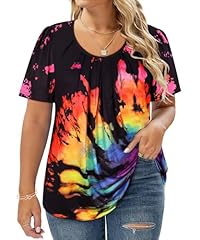 3-tie Dye Black Rainbow