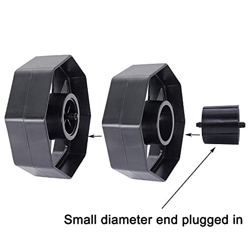 Tape Dispenser, Masking Tape Dispenser, Desk Heat Tape Dispenser 6.3 x 2.5 x 3.4 Inch, Holder Fits 1\" and 3\" Core (Black)