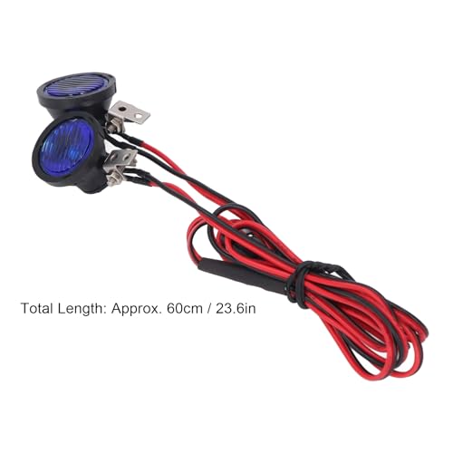 Refletor Dianteiro de Carro RC para Axial para SCX10 90046 para Redcat 2 LEDs Farol RC de Alto Brilh