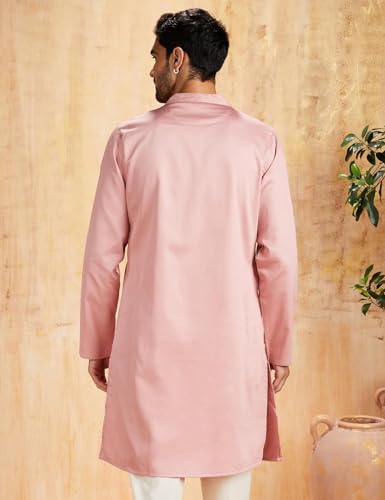 Image of Amazon Brand - Symbol Men Festive Embellished Long Kurta (Regular Fit)