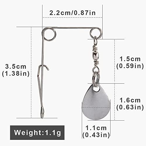 SXSHUN Angelhaken Balance Zubehör Angelhaken Spinnfischen Angelhaken MitöSe Starkes Haken Aus Karbonstahl Aus Extrem… – Bild 4