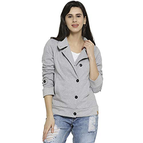 Image of PINACOLADA Women's Pink Puffer Regular Fit Bomber Jacket For Winter Wear | Standing Collar | Full Sleeve | Buttoned | Casual Jacket For Woman & Girl | Western Stylish Jacket For Women