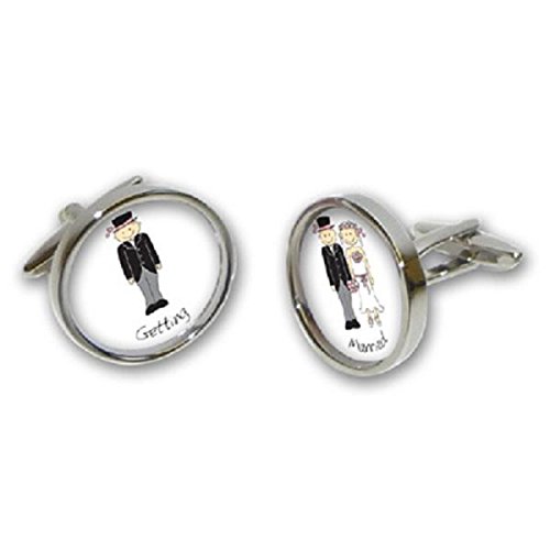 Mancuernillas para hombre GTR boda miniatura 1