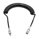 Manloney LLC Paintball Airsoft Fill Whip Hose 4500psi PCP Fill & Charging System with Foster Quick-Detach Schlauch Assembly (Remote Coil/FM DN2 Charging System)