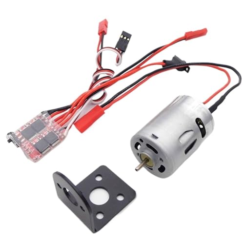 RC Boat Motor Kits 2S 4-8.4V 30A Brushed ESC Speed Controller + 380 Brush Motor + Mount Kits for RC...