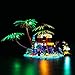 JANWAALY LED Lighting Kit Compatible with Lego Ray The Castaway 40566 Building Kit - Lights Only - Decoration LED Light Kit Without Building Block Model (Basic Version) (Basic Version)