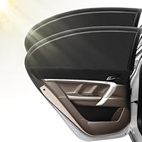 2 Stück Sonnenschutz Auto Baby, Auto UV Schutz & Hitzeschutz Sonnenschutz Auto Kinder, Universal Sonnenblende Auto Netz für Seitenfenster Fit 98% Autos, Privatsphäre Für Kinder Erwachsene