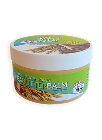 The Original CJ's BUTTer® All Natural Shea Butter Balm - Oatmeal, Milk & Honey, 6 oz. Pot