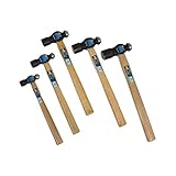 US PRO Tools 5pc Ball Pein Hammers Set 8 16 24 32 40oz Beech Wood Handles 4532