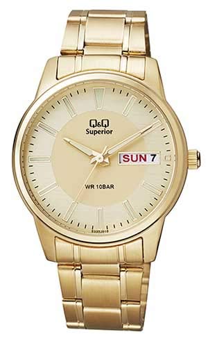 Q&Q Analog Gold Dial Mens Watch-S330J010Y (B08YDSLRTM) Amazon Price History, Amazon Price Tracker