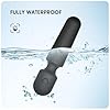 MANFLY Portable Travel Massage Tool, 10 Modes Rechargeable Waterproof Mini Body Massager (Black) #2