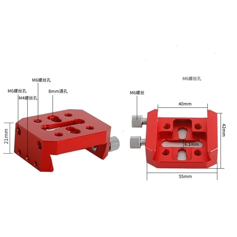 Placa de espejo guía que evita flexiones en piezas para telescopio astronómico rojo 5