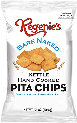 Regenie's Bare Naked Pita Chips - 7.4oz (Bare Naked, 7.4 Ounce)