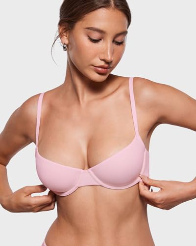 Image of INLYRIC Women's Unlined Balconette Bra Demi Underwire