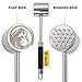 Mountain Grillers Meat Mallet Tool For Kitchen & BBQ - Meat Hammer - Meat Tenderizer - Sturdy Stainless Steel Steak Pounder For Beef Veal & Chicken - Dishwasher Safe Meat Beater - No More Chewy Meats