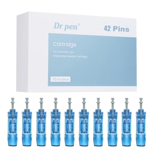 Cartouche d'aiguille originale Dr. Pen 42 pins en acier chirurgical boîte de 10 recharges