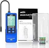 BELEY Brake Fluid Tester Digital Automotive Moisture Boiling Point Detector for DOT3,DOT4,DOT5.1 Brake Fluid with 2.8" Display, Audible Alarm, High-Precision Probe B10